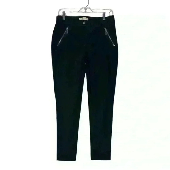 Michael Kors Pants size 6 Black Color With Gold Zipper&Pockets Comfortable(D215) - Picture 1 of 8